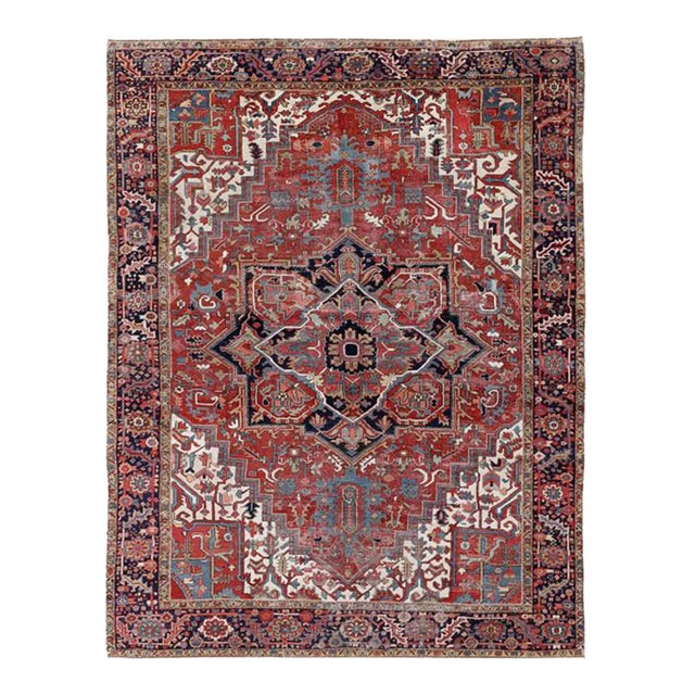 Pasargad DC Persian Antique Heriz Rug For Sale