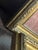 Vintage Floral Framed Prints – Set of 2, Ornate Gold Gilt Frames With Burgundy Matting, Traditional Wall Art For Sale - Image 4 of 10