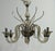 Murano glass chandelier, blown and handcrafted, smoky gray colour, 6 lights with e14 lamp holder suitable for led or...