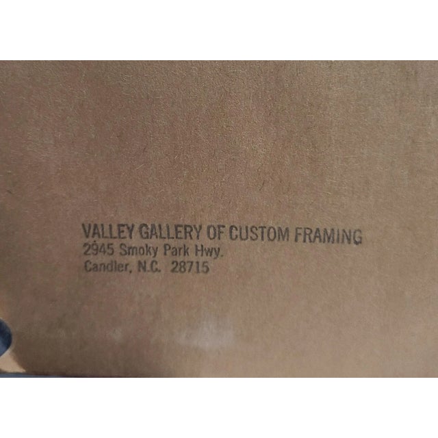 1970s 1970s "Woodchuck" and "Box Turtle" Wildlife Reproduction Prints by Sallie Ellington Middleton, Framed - a Pair For Sale - Image 5 of 10