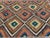 Mid-Century Modern Vintage Diamond Design Kilim Rug - 66" X 93" For Sale - Image 3 of 10