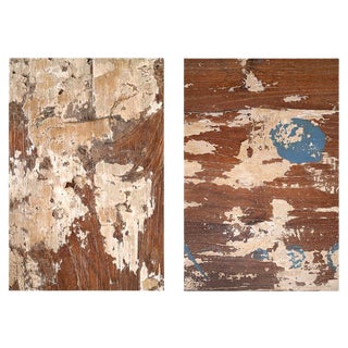 Wooden 3-Leaves Foldable Screen For Sale