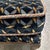 Traditional Geometric Velvet Ottoman, Vintage For Sale - Image 9 of 12