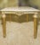 Set of two gold tone tables with rare Italian marble tops. These were purchased from Lloyd's Fine Arts in San Francisco as...
