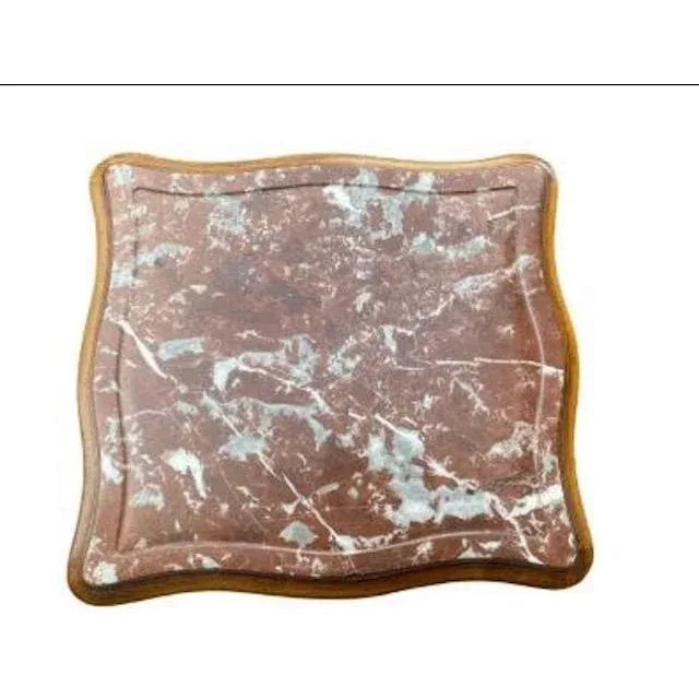 French Late 19th Century Louis Style Side Table With Marble Top For Sale - Image 3 of 6
