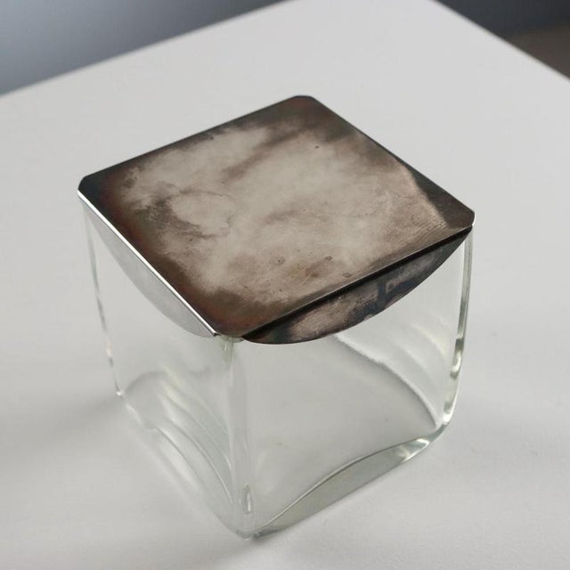 Glass and Metal Box by Lino Sabattini For Sale - Image 6 of 8