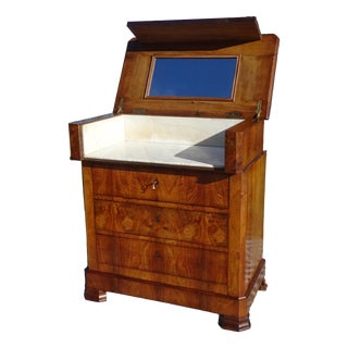 Louis Philippe Walnut Dressing Table For Sale