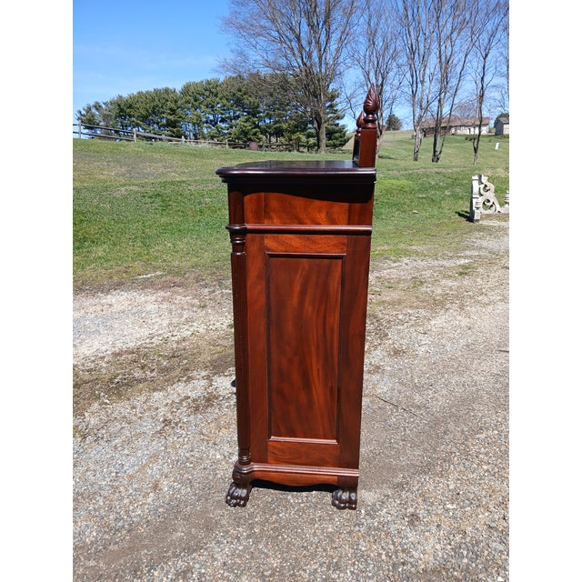 Antique Walnut Eastlake Victorian Chest of Drawers With 6 Drawers 1870s For Sale In Cleveland - Image 6 of 17