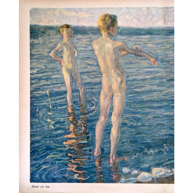 This is an original magazine print from 1905. NOT A REPRINT! Will look fantastic framed! Publication: Jugend Issue: No. 31...