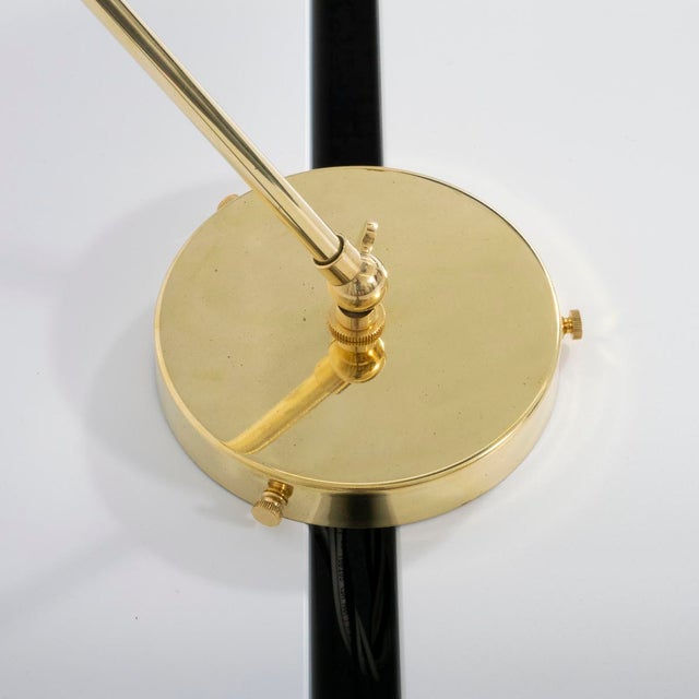 Pair of mid-century style articulated sconces For Sale - Image 9 of 17