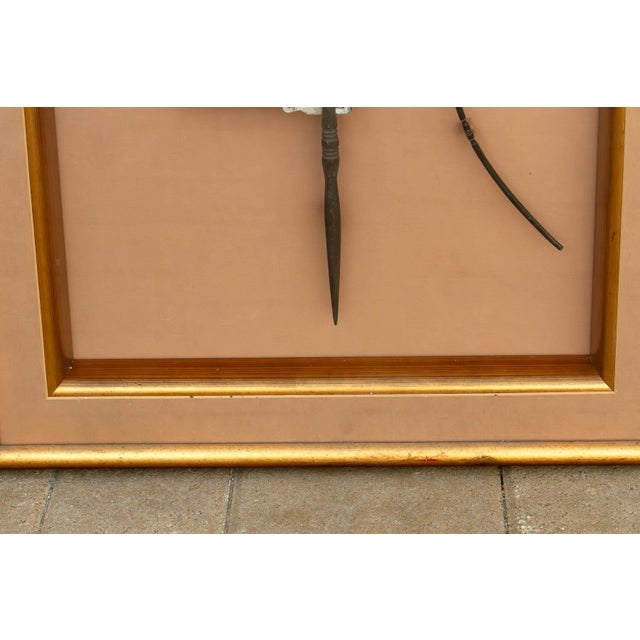 Glass Antique Javanese Wayang Kulit Puppet Wall Art For Sale - Image 7 of 8