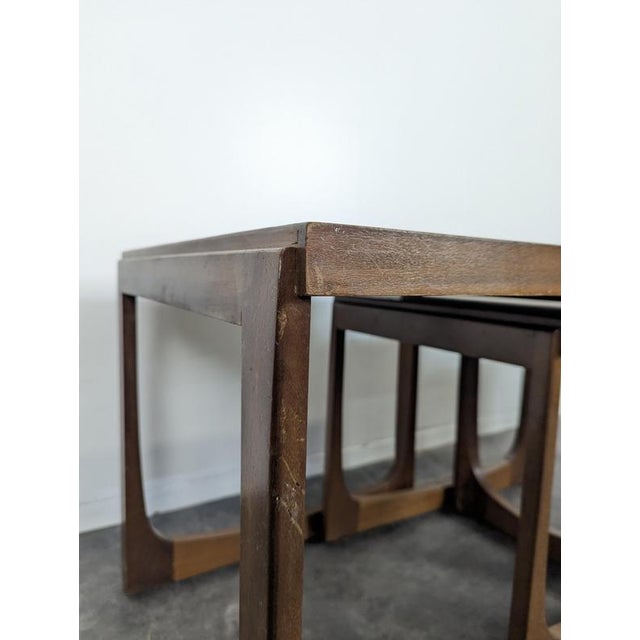Quadrille Nesting Tables in Teak from G-Plan, 1960s, Set of 3 For Sale - Image 9 of 12