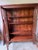Antique American Empire Carved Wood Double Glass Door Bookcase For Sale - Image 10 of 11