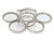 Traditional Sterling & Cut Crystal Coaster Set For Sale - Image 3 of 3