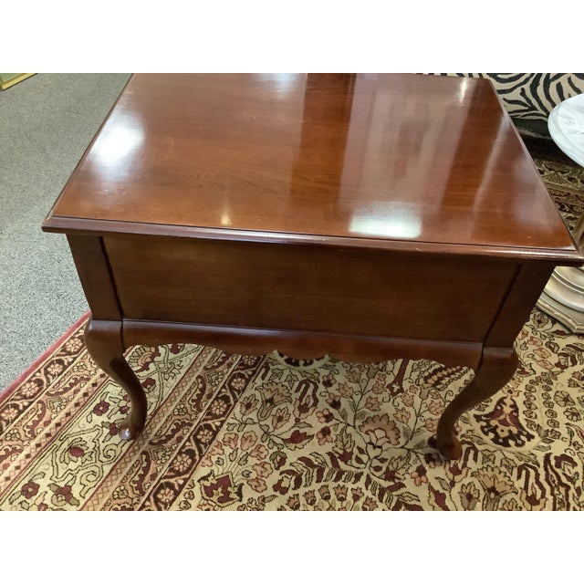 2020s Mahogany Side Table For Sale - Image 5 of 7