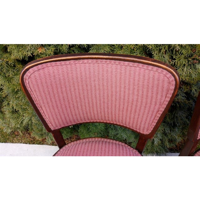 Wood Art Deco Dining Chairs from Thonet, 1920s, Set of 6 For Sale - Image 7 of 18