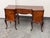Design Plus Gallery presents an American 1920's Tiger Mahogany Desk/ Vanity. This desk or vanity showcases tiger mahogany...