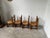 Low Fireplace Chairs in style of Charles Dudouyt, 1940s, Set of 4 For Sale - Image 11 of 13