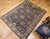 Vintage Persian Malayer Area Rug, Hand-Knotted Wool, Geometric Pattern, 5x7, Navy & Ivory For Sale - Image 11 of 18