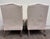 Vintage Charles Custom Furniture High Back Wingback Chairs - Pair For Sale - Image 9 of 13