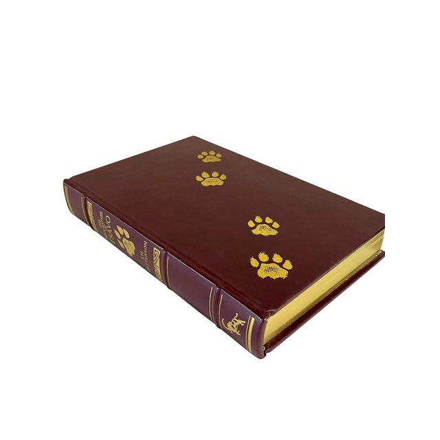 Gold Set of 5 Leather Bound Safari African Hunting Theme Books For Sale - Image 8 of 13