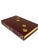 Gold Set of 5 Leather Bound Safari African Hunting Theme Books For Sale - Image 8 of 13