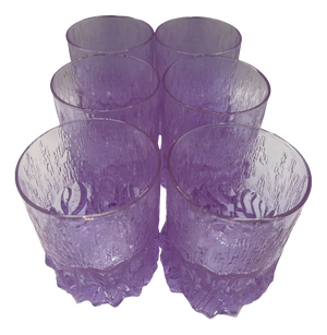 Vintage Alexandrite Glasses, 1970s, Set of 6