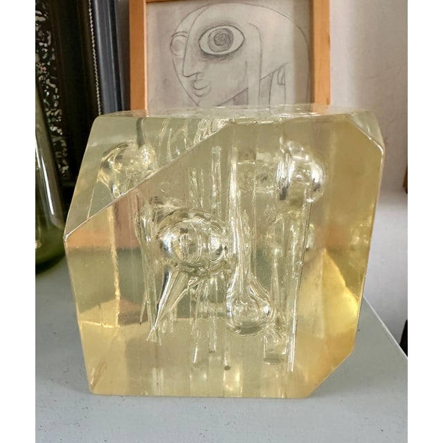 Modern Michèle Canzoneri, Sculpture, 1972, Hand-Blown Glass & Resin For Sale - Image 3 of 18