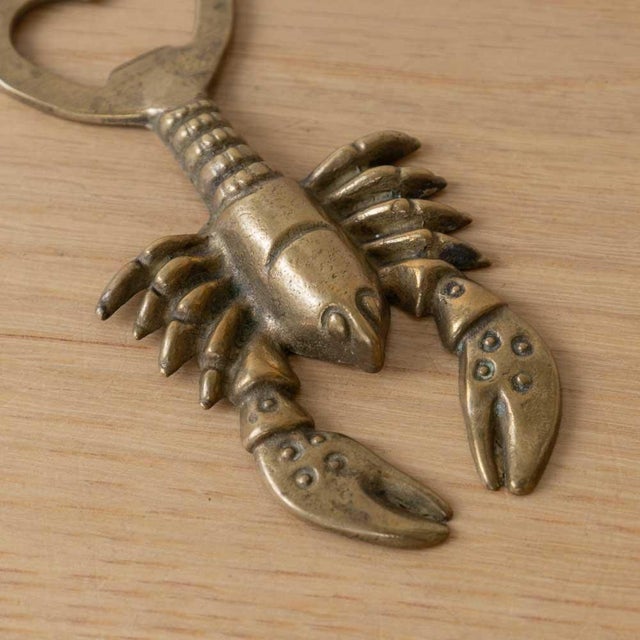 1950s 1950s French Brass Lobster Bottle Opener For Sale - Image 5 of 10