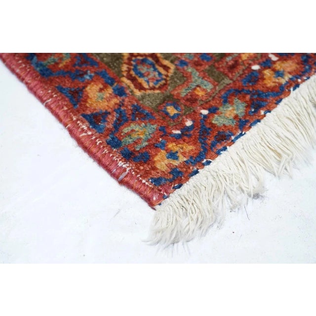 19th Century Antique Afshar Rug 4'4'' x 6'1'' For Sale - Image 5 of 11