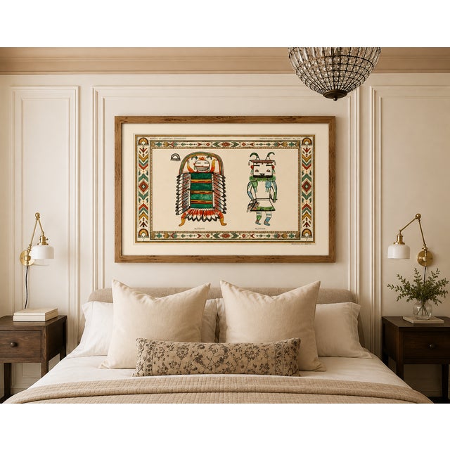 Introduce an exceptional centerpiece of traditional Native American heritage and elegant structural symmetry to your...