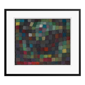 Paul Klee 'May Picture' Archival Pigment Print Framed in Black Reproduction