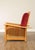 Maroon Stickley Mission Collection Natural Oak Morris Chair For Sale - Image 8 of 13