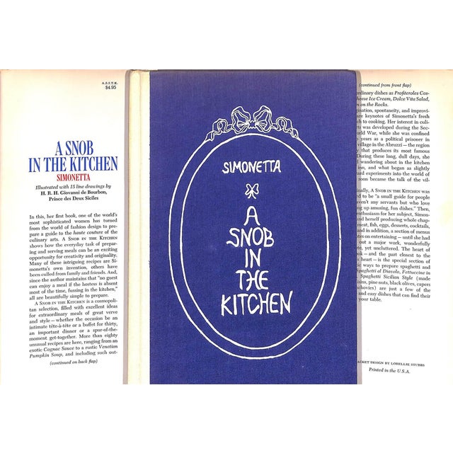 Traditional "A Snob in the Kitchen" 1967 Simonetta For Sale - Image 3 of 12