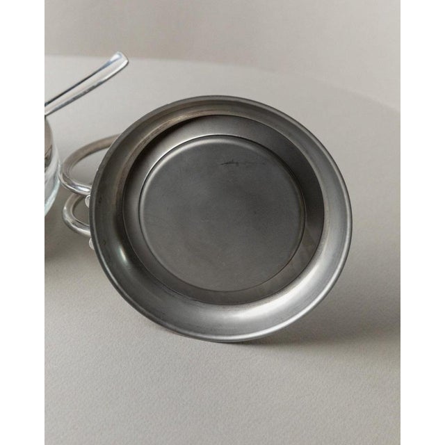 Vintage Lidded Box in Stainless Steel and Glass by Matteo Thun for WMF, 1980s For Sale - Image 10 of 13