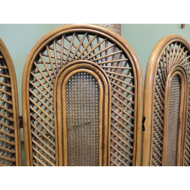 Mid-Century Modern Bamboo Room Divider, 1960 For Sale - Image 4 of 8