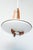 Teak, brass and opal glass pendant chandelier, Made in Italy, 1960s. Fantastic chandelier made in Italy in the 1960s. The...