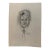 Original Signed Graphite Portrait Illustration of u.s. Serviceman, 9 X 6.75 In. For Sale