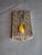 Vintage Israel Sterling Silver 925 Filigree Mezuzah Case Tiger's Eye Stone Judaica For Sale - Image 9 of 18