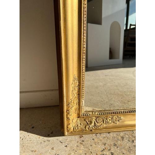 Rectangular Gilded Mirror, 19th Century For Sale - Image 12 of 18