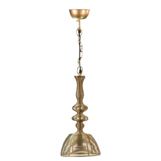 Sarreid LTD 'Myers' Gold Hanging Lamp For Sale
