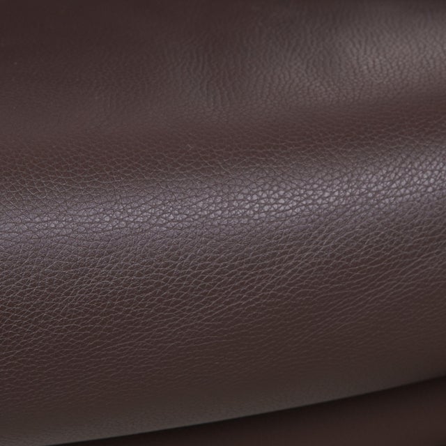 Leather 2-Seater Sofas, Armchair and Ottoman in Leather from Erpo Milano, Set of 4 For Sale - Image 10 of 18