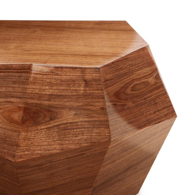 Three Rocks Medium Coffee Table in Walnut Veneer from Insidherland, in New conditions. Designed from 2000 Labeled by Maker
