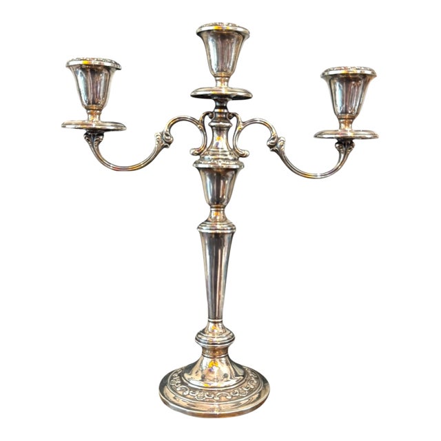 1970s Gorham Silver Candle Holders For Sale