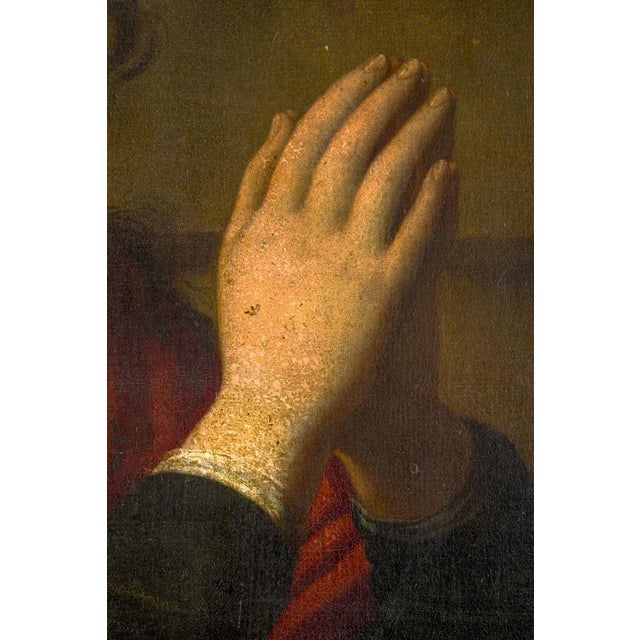 Baroque Onorio Marinari, St Margaret, 1600s, Oil on Canvas For Sale - Image 3 of 7