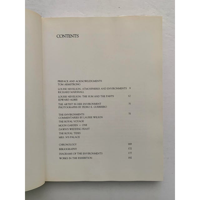 1980 1st Edition Louise Nevelson: Atmospheres and Environments, Clarkson Potter Book For Sale - Image 4 of 6
