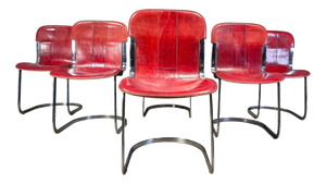 Vintage Dining Chairs from Cidue, 1970s, Set of 6