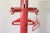 Mid-Century Modern Red Planta ABS Coat Stand with 2 Hangers by Giancarlo Piretti for Castelli / Anonima Castelli, 1970s For Sale - Image 3 of 15
