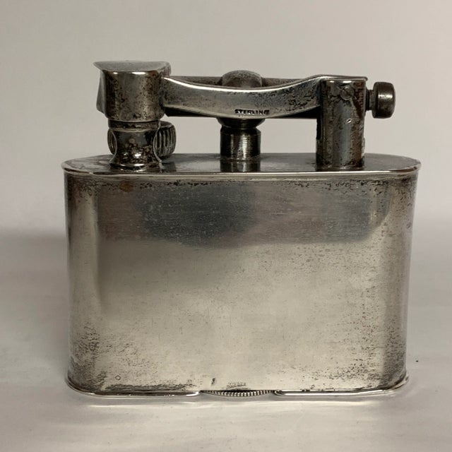 Vintage MidCentury Sterling Silver Table Lighter Chairish