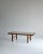 1940s Danish coffee table attributed to cabinetmaker R. Wengler, Copenhagen. The base is made from wood wrapped with...